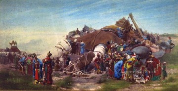  Academic Oil Painting - Gulliver academic painter Jehan Georges Vibert